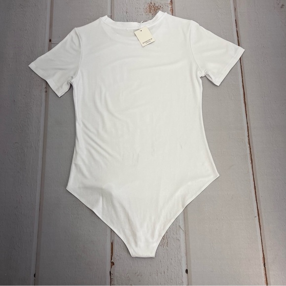 NWT MANGOPOP Women's Round Neck Short Sleeve T Shirts Basic Bodysuits SIZE  XXL - Picture 10 of 16